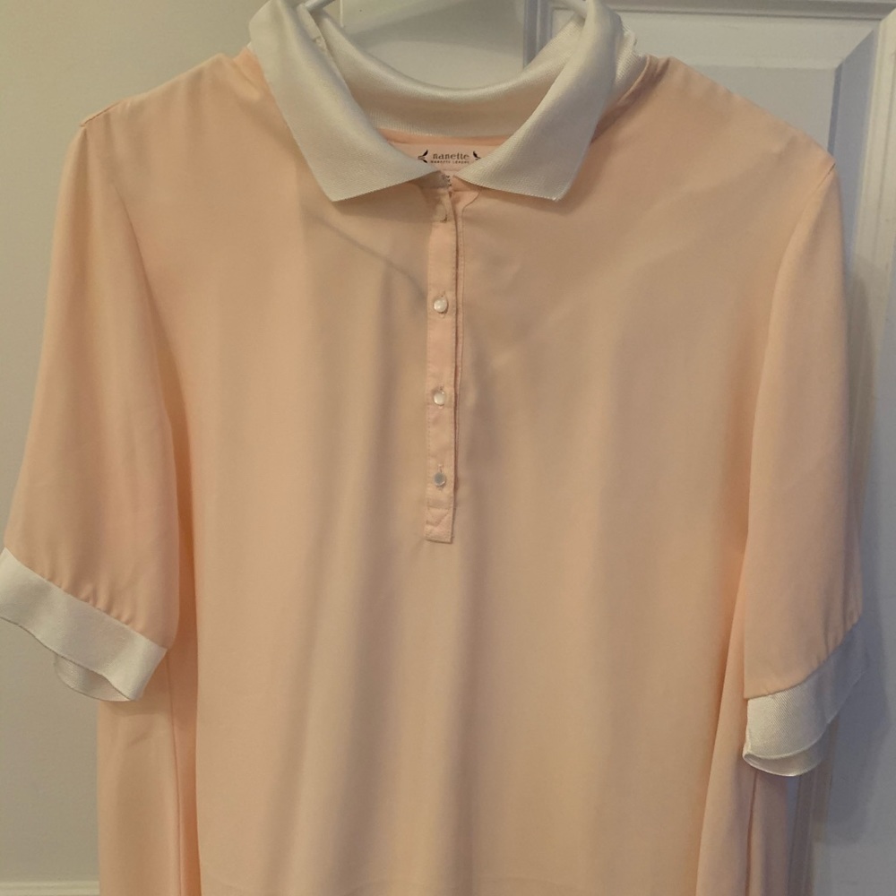 Nanette Lepore short sleeve tunic blouse